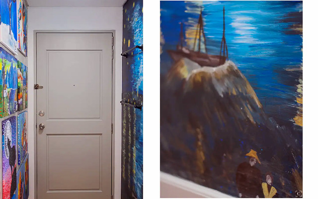 Van Gogh Airbnb room