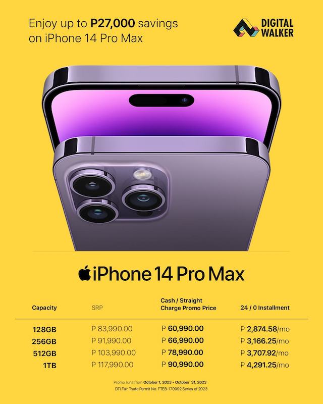 Discounted IPhone 14 Pro Max At Digital Walker