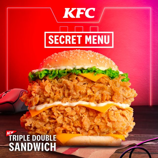 Kfc secret deals menu