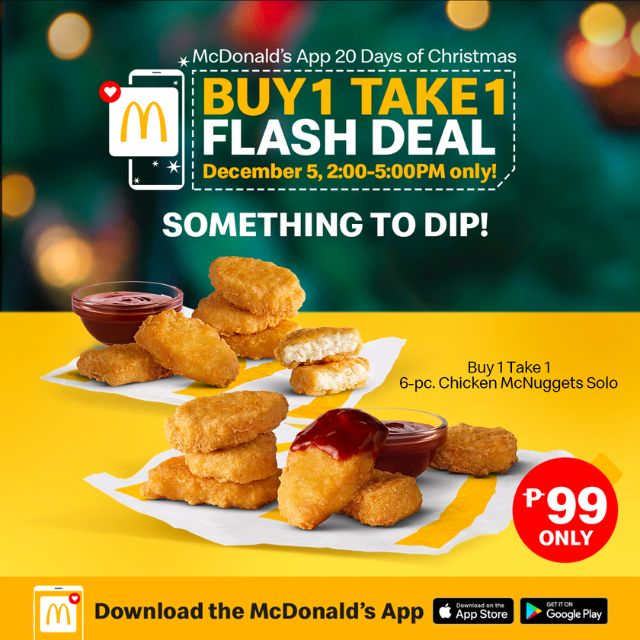 McDonald's App Buy One, Take One McNuggets Promo