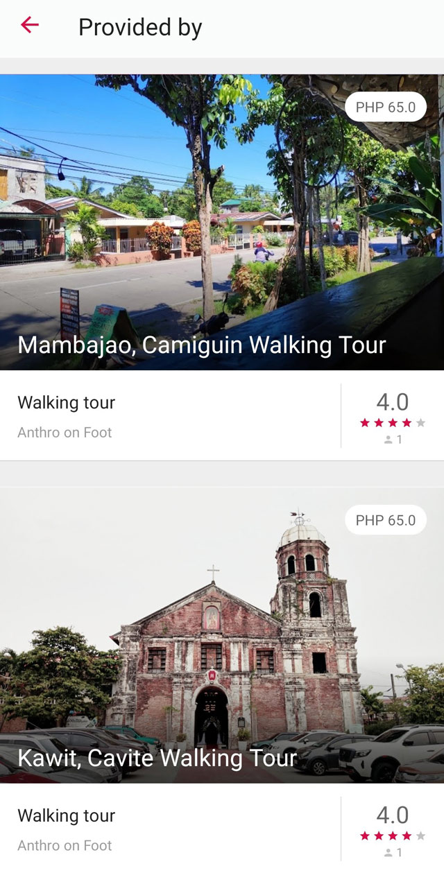 walking tour Baguio