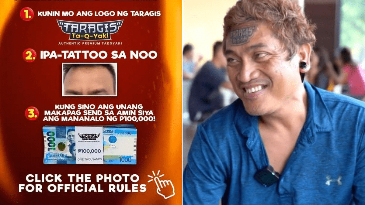 Taragis Forehead Tattoo Prank a Marketing Stunt