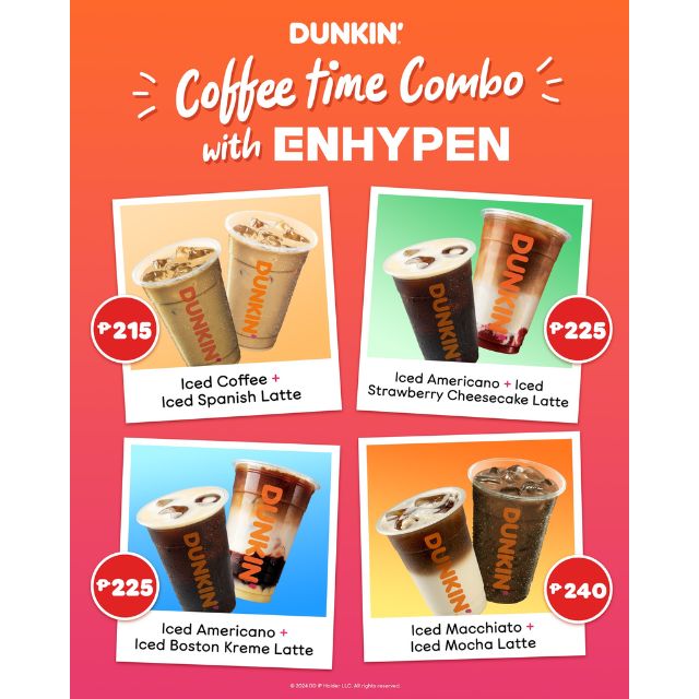 Dunkin' Coffee Time Combo with ENHYPEN