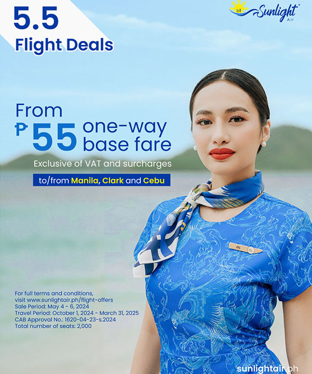 Sunlight Air Seat Sale Promos for May 2024