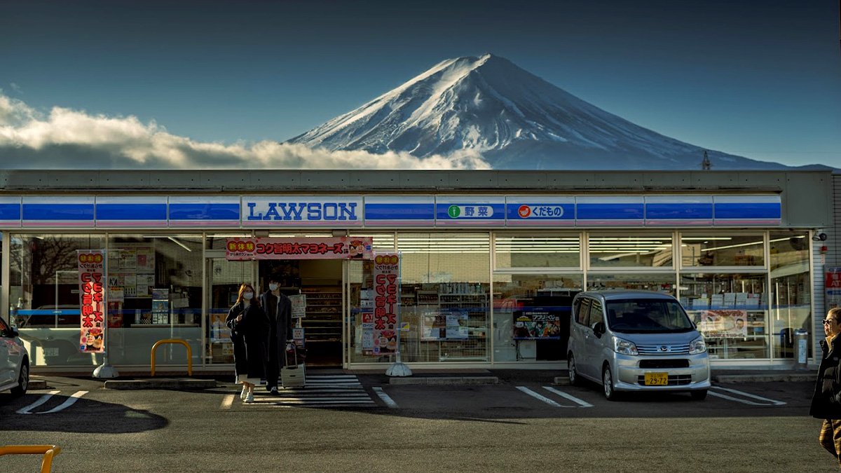 Fujikawaguchiko Town Covers Up Famous View of Mt. Fuji