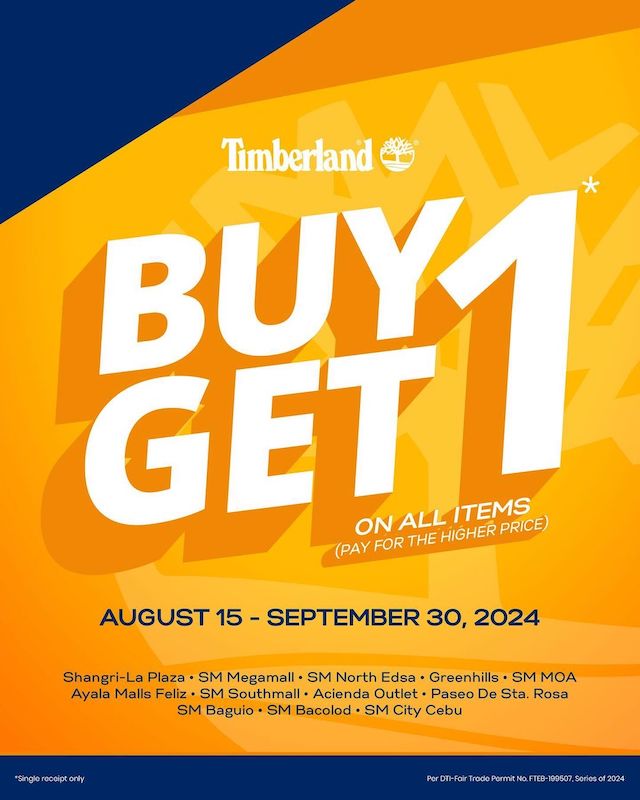 Timberland fashion promo