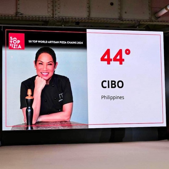 Cibo on 50 Top Pizza 50 Top World Artisan Pizza Chains 2024