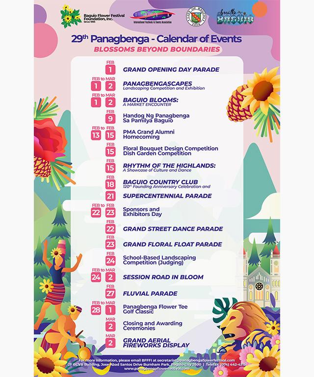 Guide Panagbenga Festival 2025 Schedule in Baguio