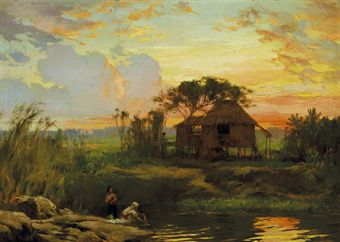 Landscape Paintings By Famous Filipino Artists : The late national