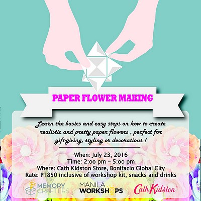 Paper Flower Making Workshop