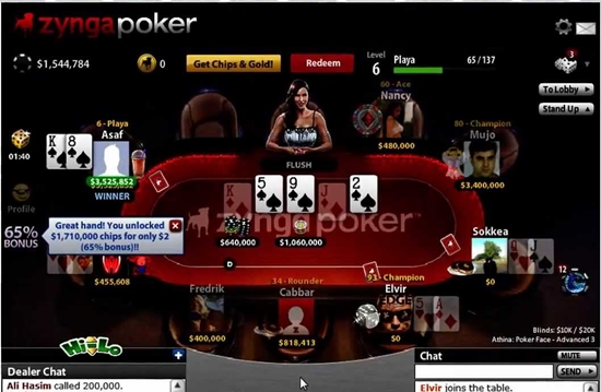 Facebook poker games online