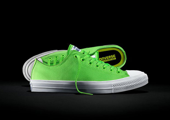 Converse all hotsell star neon green