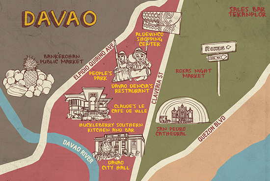 davao tourist map