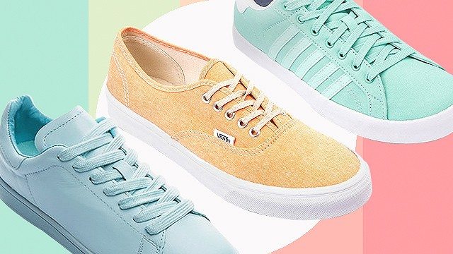 sneakers pastel color