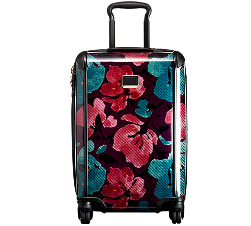 tumi floral luggage