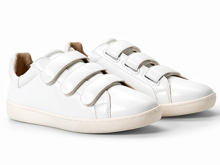 velcro white shoes