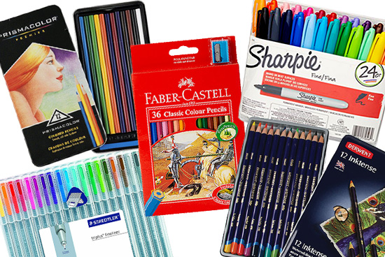 Download 10 Pens Pencils And Markers You Can Use For Coloring