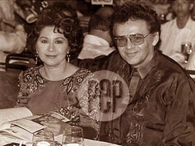 Nida Blanca with husband Rod Strunk.