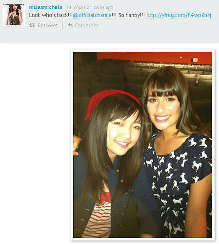 Charice back taping for Glee