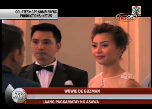 Wowie de Guzman's wife dies less than a year after they got married