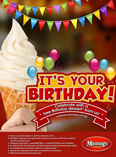 Free Promotions For Birthday