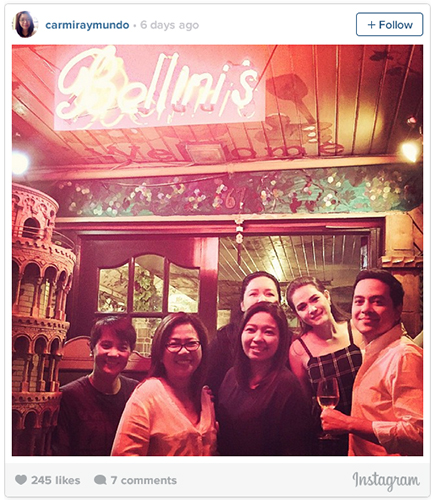 One more time One More The cast crew of the hit movie reunite at Bellini's
