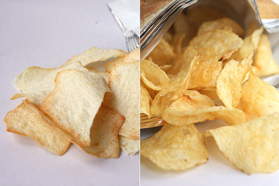 Are popped chips healthier than normal potato chips? How expensive