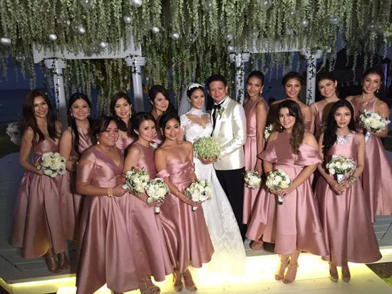 Who went to the #chizheart21515 wedding?