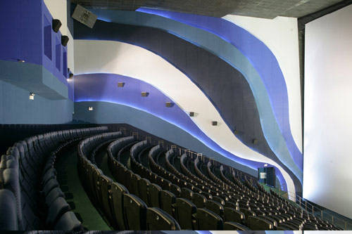 Asian theater seating Asian noodles baked