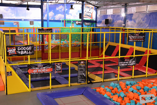 Be a bouncing ball of energy at the first indoor trampoline park