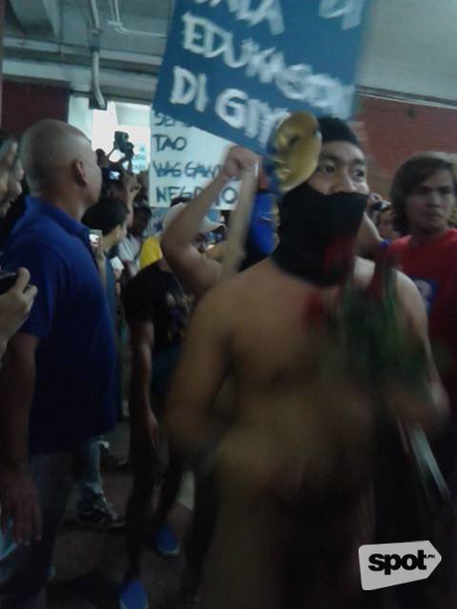 Frat Members Marching