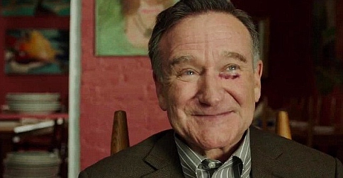 Robin Williams plays a married but closeted man in his last on-screen role