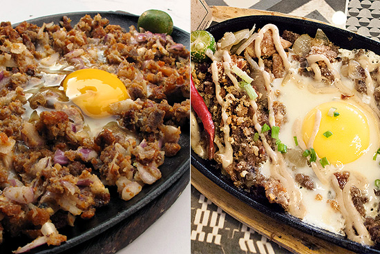 sisig with egg