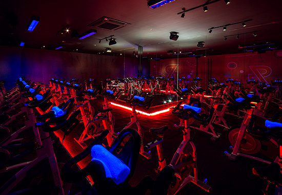 electric studio indoor cycling