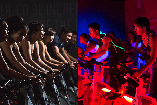 electric studio indoor cycling