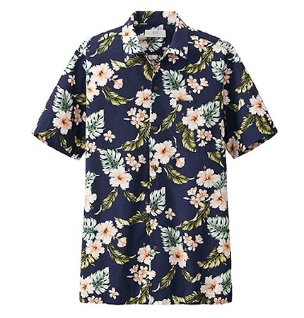 Uniqlo shop floral polo