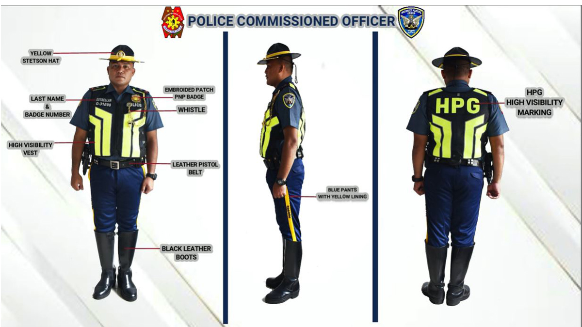 Pnp Hpg Releases Video On Official Uniform Markings Patrol Bikes