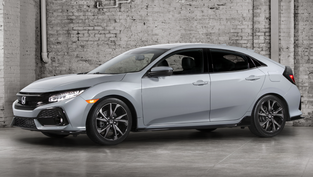 Our first look at the production-spec Honda Civic hatchback