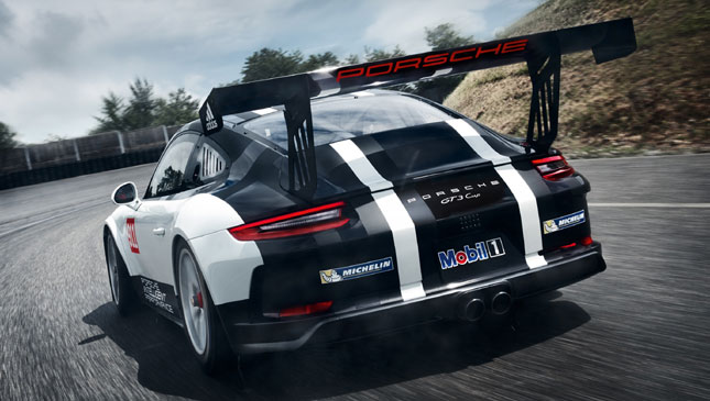 Porsche unveils Panamera 4 E-Hybrid, 911 GT3 Cup