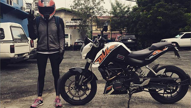 Lady rider shares her insights on the KTM 200 Duke