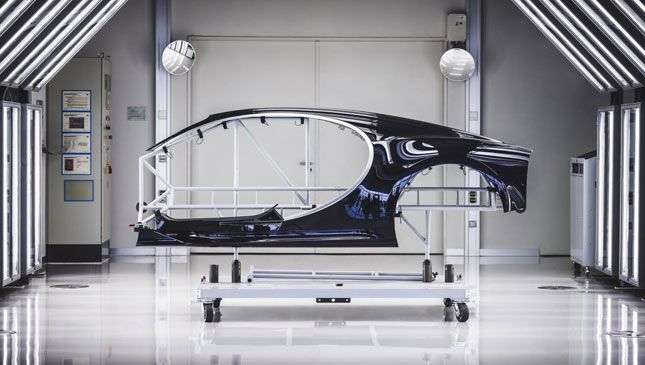 A look at how the Bugatti Chiron is built