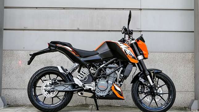 ktm and duke bike