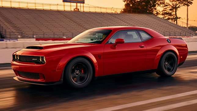 The track-eating Dodge Demon has finally made an appearance