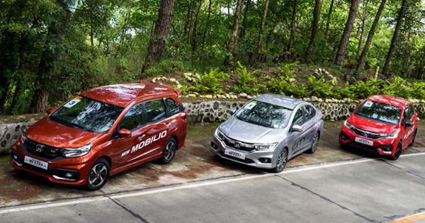 We test the new Honda Jazz, Mobilio and City up in Baguio