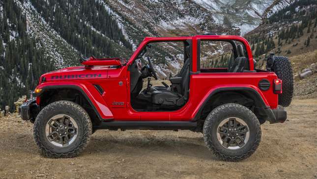 The rebooted Jeep Wrangler now has a flip-down windshield