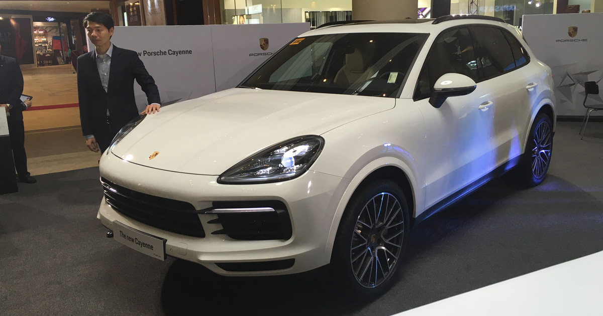 All-new Porsche Cayenne launched in PH