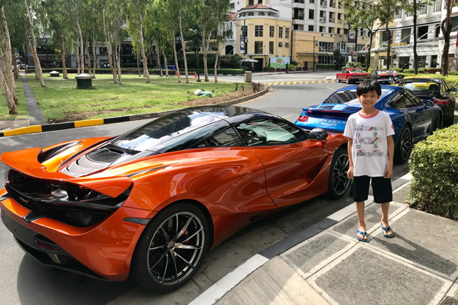 How a 10-year-old spent Easter Sunday spotting exotic supercars