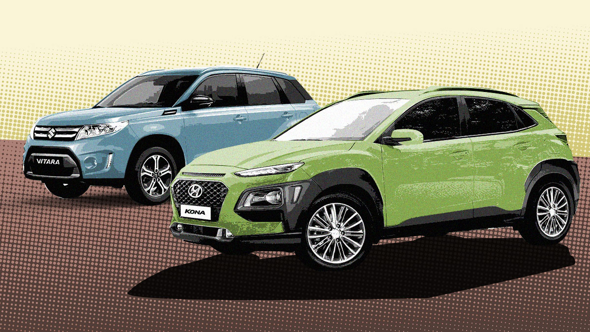2018 Hyundai Kona, Suzuki Vitara Review, Price, Photos