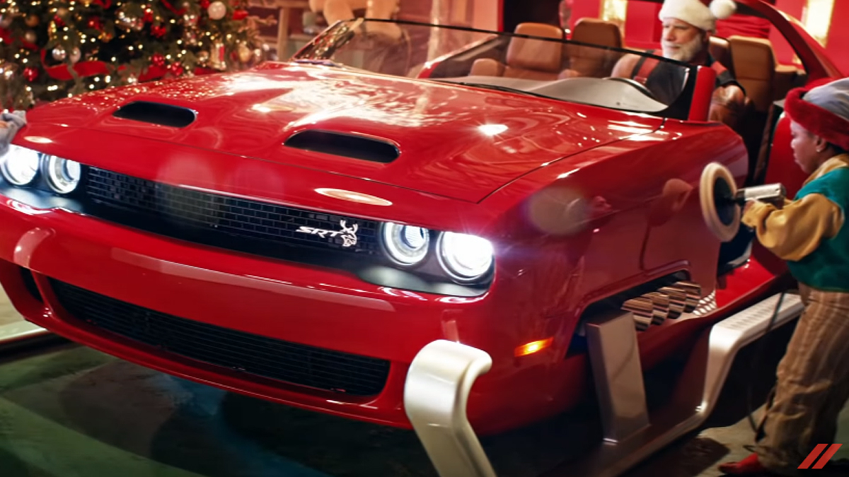 Dodge is already getting in on the Christmas advertising craziness