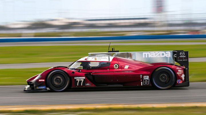 The Mazda RT24-P broke a 26-year-old record at Daytona Speedway